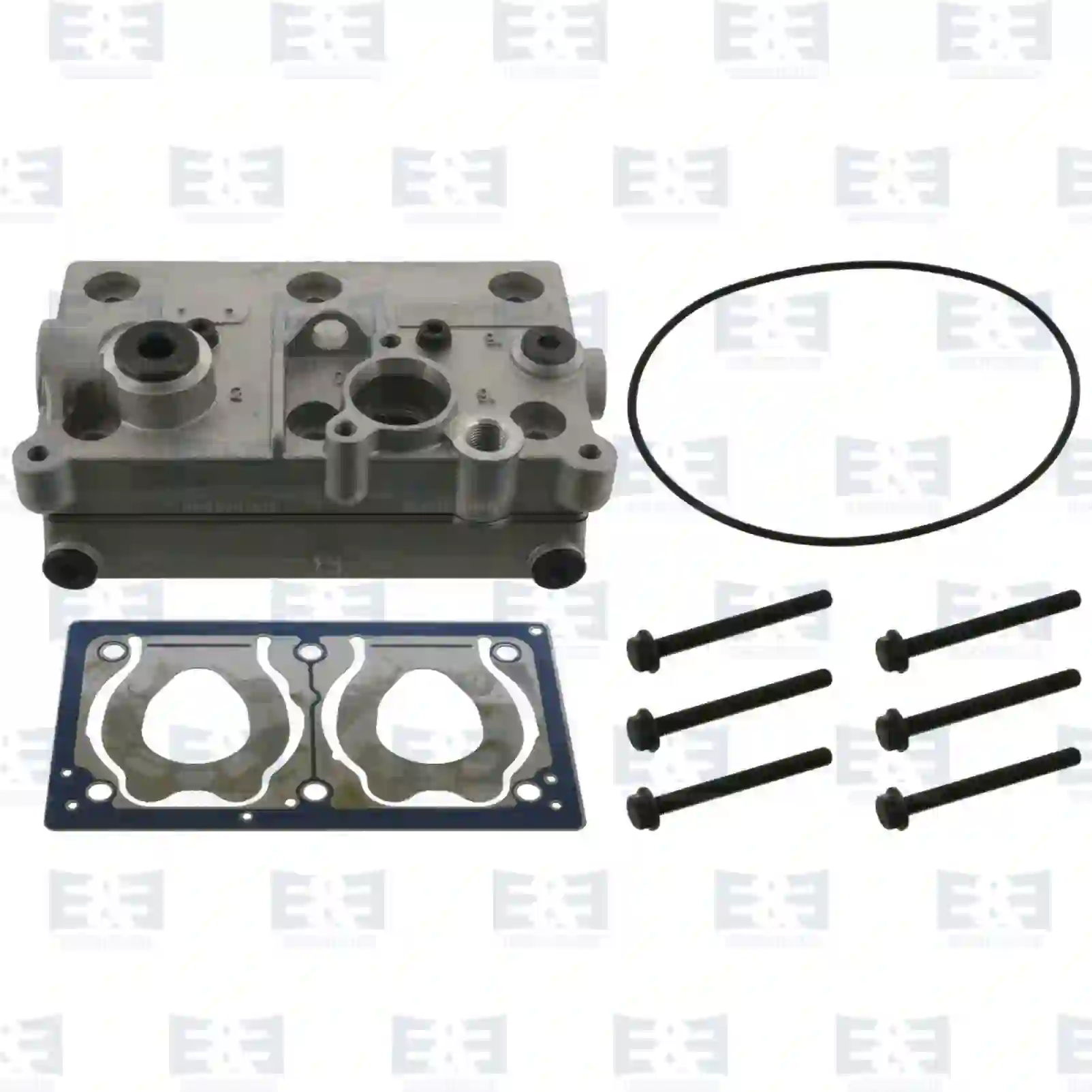 Compressor Cylinder head, compressor, complete, EE No 2E2294383 ,  oem no:7421418150, 7421707608, 7422203109, 20889546, 21418150, 21707608, 22203109, ZG50398-0008 E&E Truck Spare Parts | Truck Spare Parts, Auotomotive Spare Parts