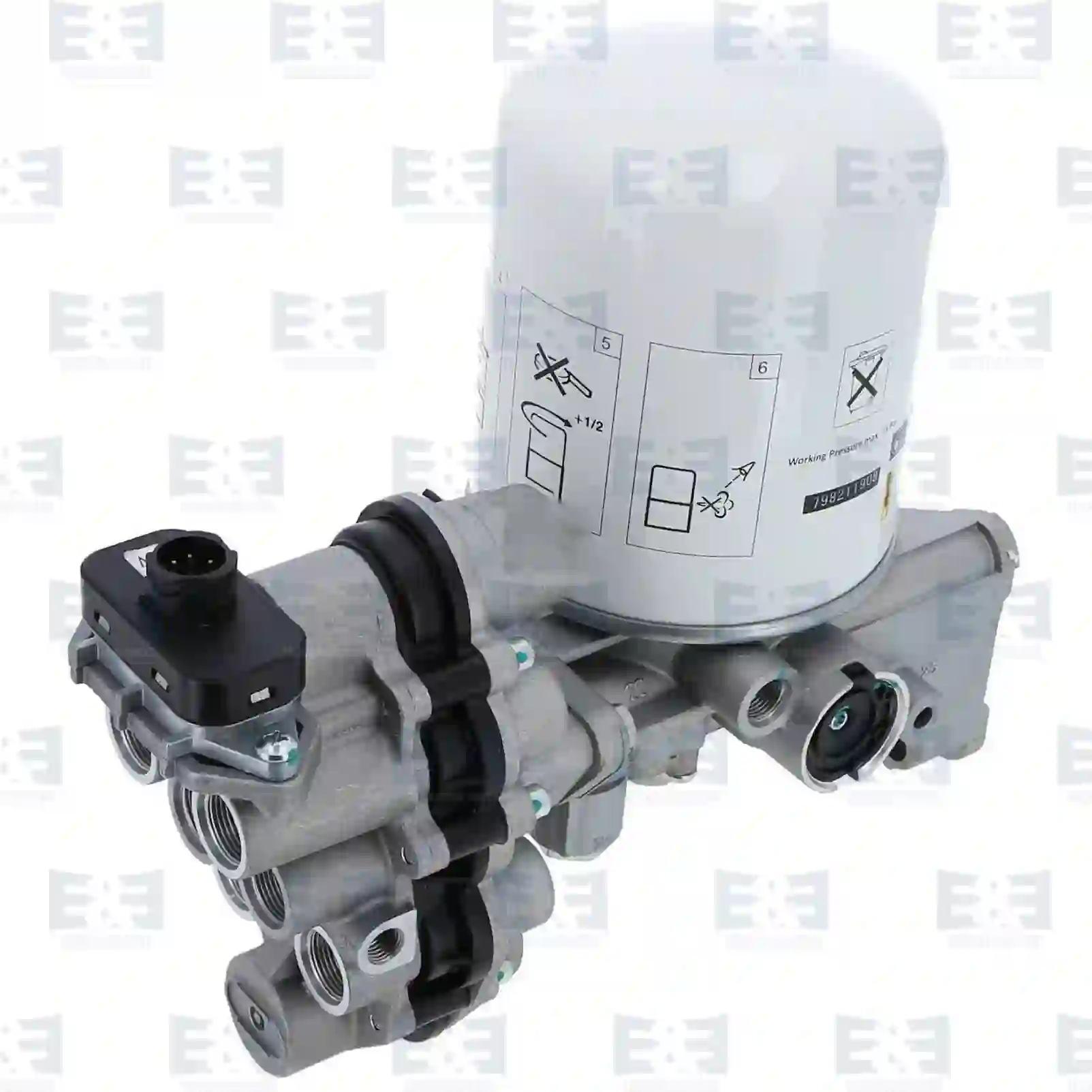 Air Dryer Air dryer, complete with valve, with heating unit, EE No 2E2295990 ,  oem no:1518170, 0024310515, 0024310715, ZG50056-0008 E&E Truck Spare Parts | Truck Spare Parts, Auotomotive Spare Parts