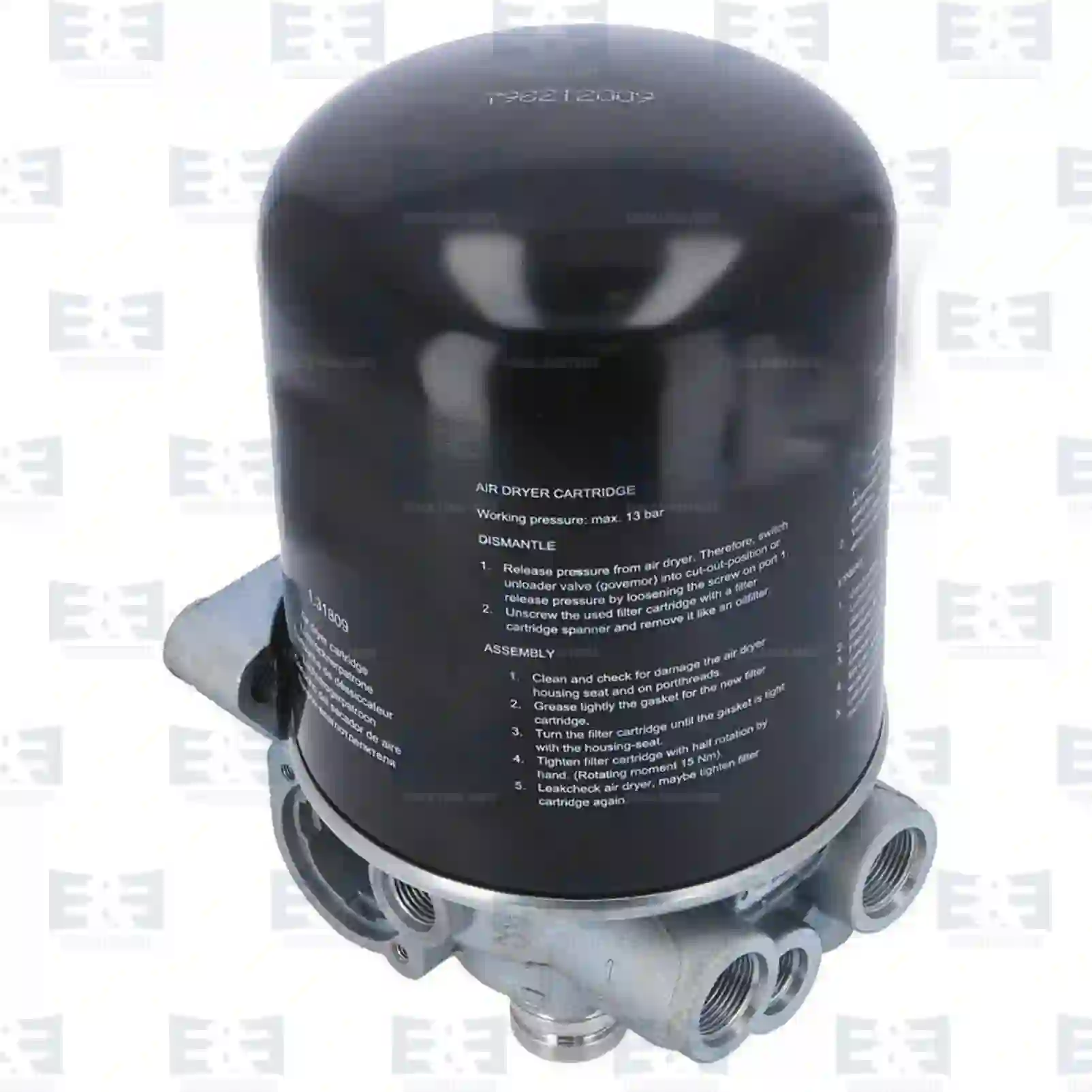 Air Dryer Air dryer, without heating unit, EE No 2E2296125 ,  oem no:1505225, 1505226, 1505229, 1517978, 0004313615, 0004313715, 0004316515, 0004317115, 0004318015, 0004318315, 0014310415, 001431041580, 0014310715, 0014310717, 0014312215, 001431221580, 1932700 E&E Truck Spare Parts | Truck Spare Parts, Auotomotive Spare Parts