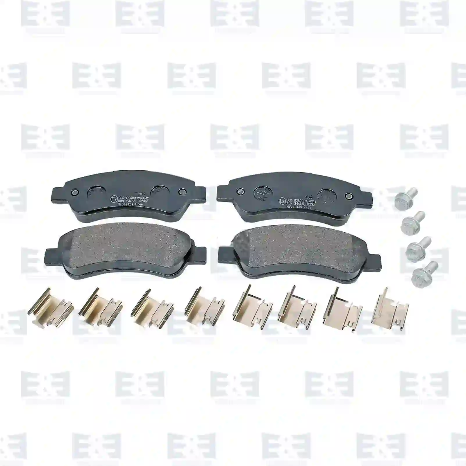  Disc brake pad kit, with accessory kit || E&E Truck Spare Parts | Truck Spare Parts, Auotomotive Spare Parts