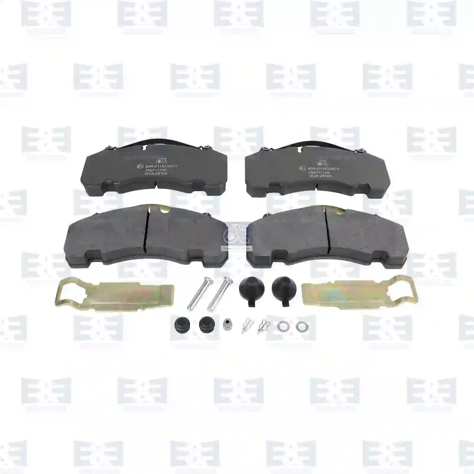  Disc brake pad kit || E&E Truck Spare Parts | Truck Spare Parts, Auotomotive Spare Parts